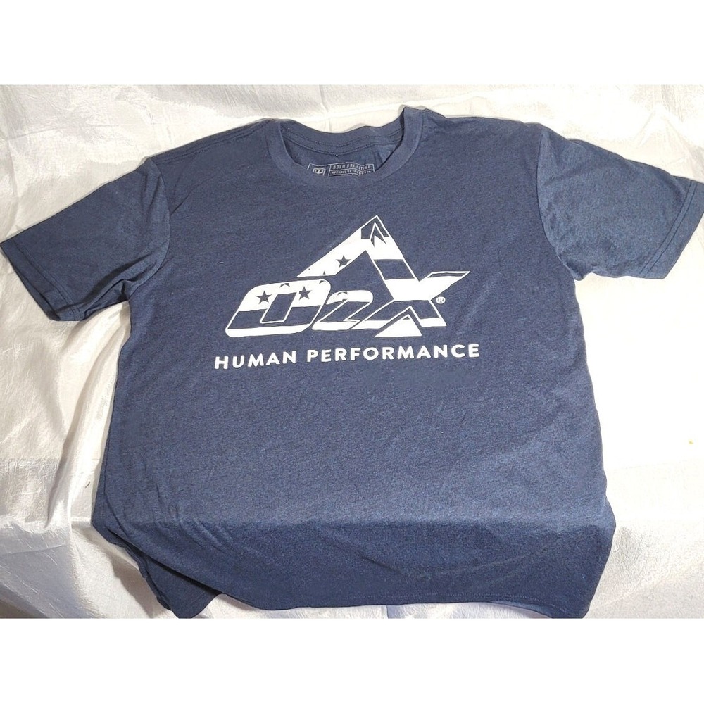 Born Primitive O2X Logo Human Performance T-Shirt - Navy Blue - Small